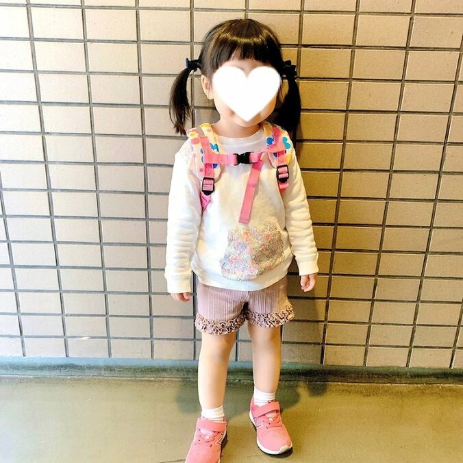 トレエン斎藤の妻、しまむらで購入した子ども服を紹介「ニュアンスカラーが可愛い」 1枚目
