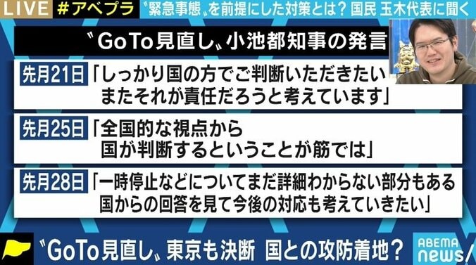 「GoToも自粛要請も法的根拠が曖昧。国会を開き、コロナ禍を乗り越える知恵を全員で出し合え」国民民主党・玉木代表 5枚目