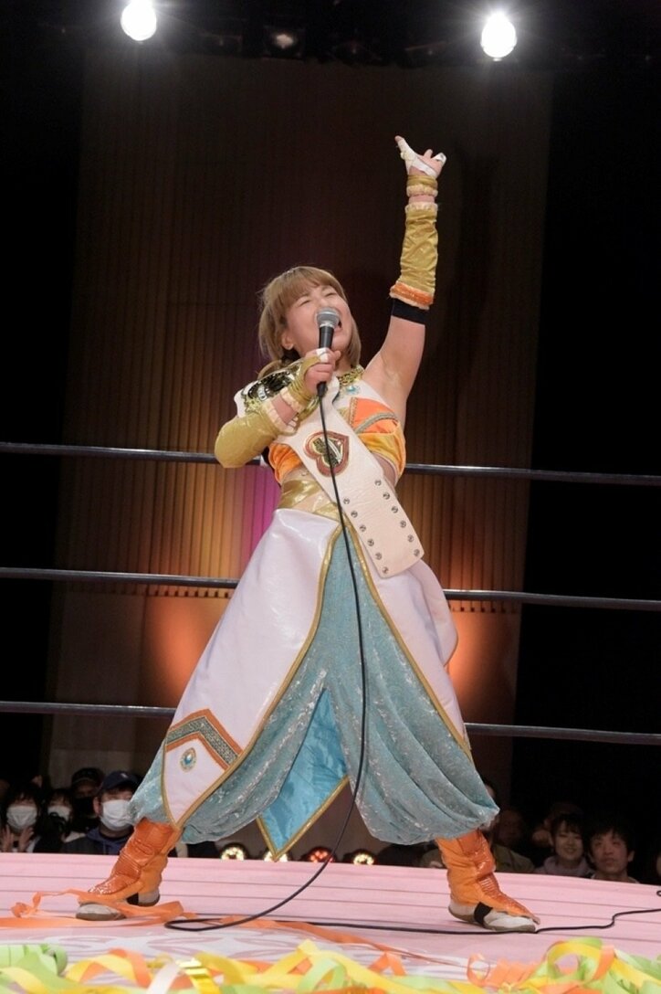 坂崎ユカ、イギリス遠征の決着を日本でつける王座防衛 次の相手は「火星人でも地底人でも」