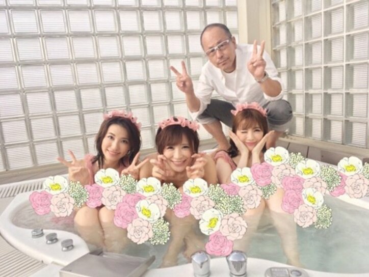 森下悠里＆手島優＆戸田れいのセクシーすぎる入浴写真 「3人で絡みまくっちゃったよ」　