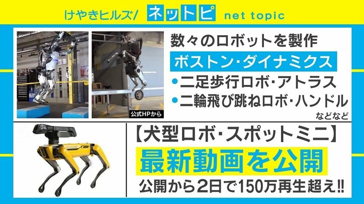 犬型ロボット軍団が引っ張っているのは？ ボストン・ダイナミクスの最新動画が話題