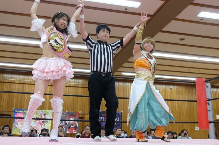 元タッグ王者マジラビに善戦、上福&白川が“我流プロレス”の成長ぶり発揮