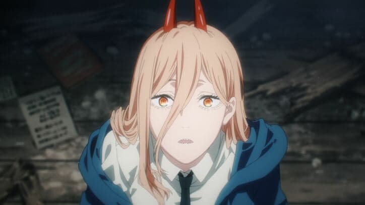 アニメ『チェンソーマン』第3話パワー場面カット