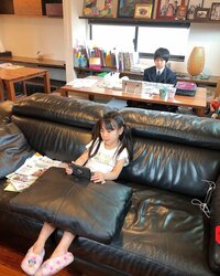 みきママ『れんちびも杏ちゃんもリモート授業です！！』