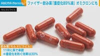 飲み薬｢重症化89%減｣ オミクロンにも