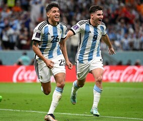 「メッシのパスおかしいよまじで」“神の子”の完璧なお膳立てからモリーナが先制弾！アルゼンチンが４強入りへ一歩前進【W杯】