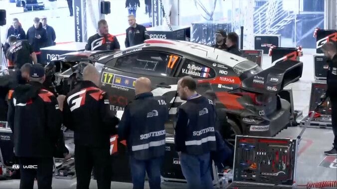 大破した世界一のラリー車を「これ完璧に直すからな」 5連覇トヨタの“神修理”が話題 一晩で“無傷”へ激変「すぐ直るとこがすごすぎる」 4枚目