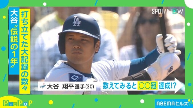 【映像】伝説となった“10冠”大谷、その内訳とは？