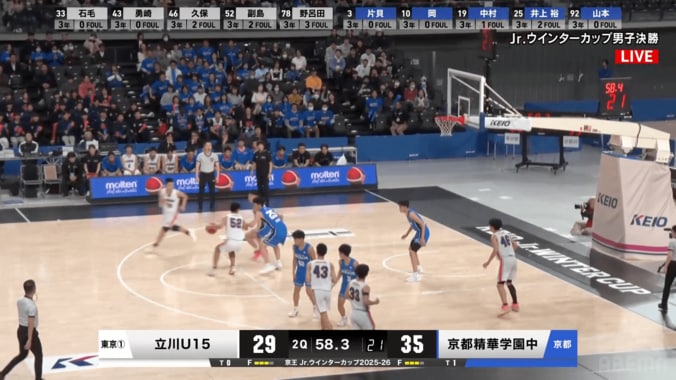 「本当に中学生かよ！」15歳バスケ逸材の“神アシスト”にファン騒然「うますぎる」スピンムーブ→ノールックパスの一部始終 3枚目