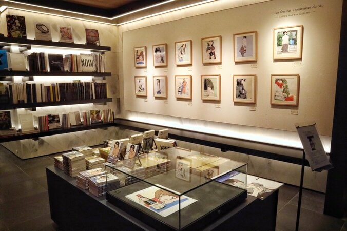 江口寿史 Real Wine Guide 2018「表紙イラスト複製原画」の展示販売を開始 3枚目