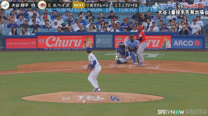 大谷翔平、“53センチ変化”の高速シンカーに打者の手が出ない