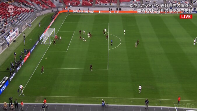 右も左も自由自在！ 超新星・谷川萌々子の“絶品クロス”に称賛の嵐「無双だ」「精度たかすぎ」「まじ天才」「戦術ももこ」19歳なでしこがゴラッソ直後に完璧アシスト 4枚目