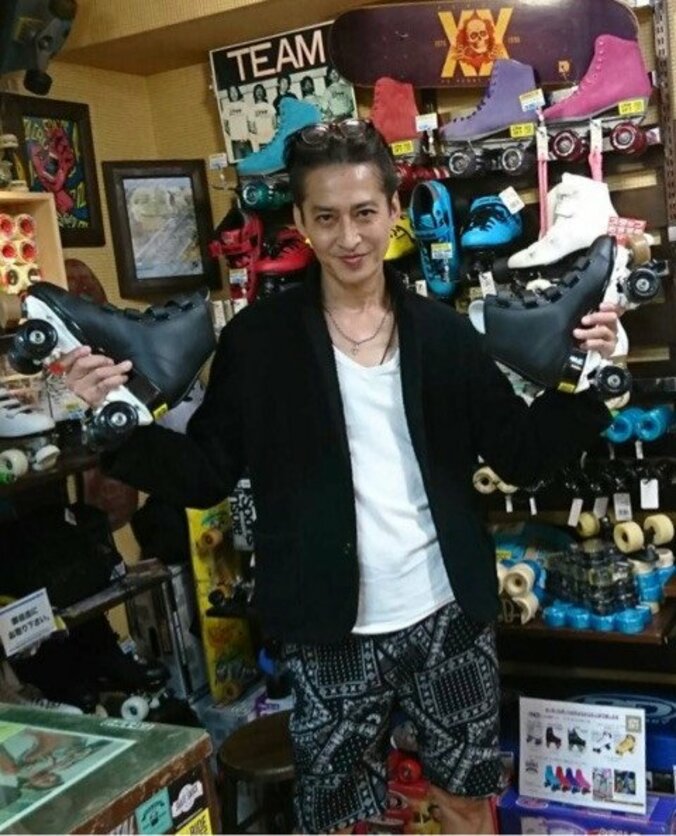 元・光GENJI大沢樹生、久々に“ローラースケート”姿を公開しファン興奮 1枚目