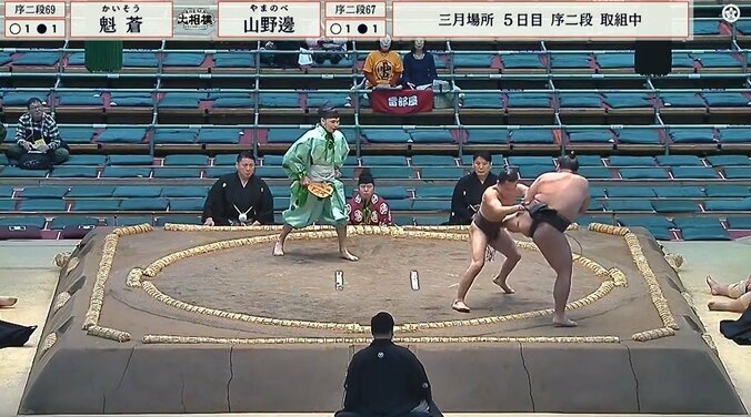 「小さいけど相当強い」16歳サラブレッド力士、強烈な“一撃”で逆転白星 “55.6キロ差”対決を制する 3枚目