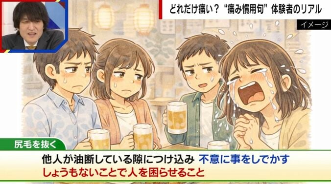 「尻毛を抜く」