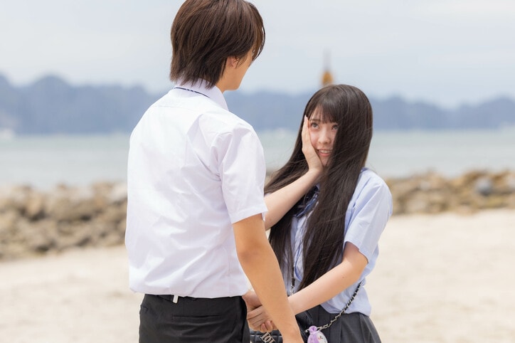 【写真・画像】あおい（永瀬碧）＆おうが（桜我）、日々の愛情表現は年下彼氏から！あおいはうれしさのあまり照れ笑い『今日好き』ハロン編カップルインタビュー　2枚目