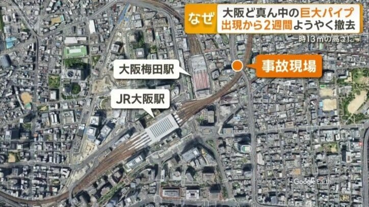 「梅田粘土層」と呼ばれる軟弱な地盤