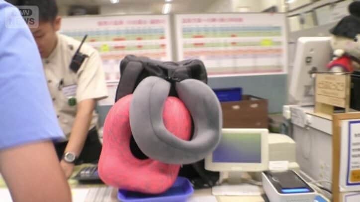 ホームに置き忘れたバッグ