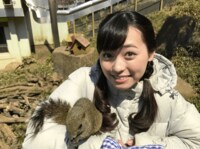 “まいんちゃん”こと福原遥、リスとの2ショットに「天使か」