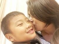 くわばたりえの長男「隊長」　最後のブログでの写真登場