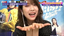 無茶ぶりに応えてABEMAアナウンサー瀧山あかねが投げキス 共演アイドルも「かわいい!」と絶賛