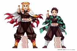 Demon Slayer -Kimetsu no Yaiba- The Movie: Mugen Train collaborates with Gindaco! Goods featuring full-body illustrations of Tanjiro & Rengoku drawn by ufotable are now available