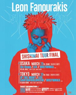 Leon Fanourakis、3月28日(日) CLUB JOULE OSAKA、3月30日(火) LIQUIDROOM TOKYOにてワンマンライブを開催！