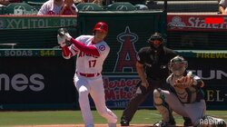 大谷翔平、ゴロでも打球速度168キロ！狭いシフトを破る当たりに「あそこ抜ける？」