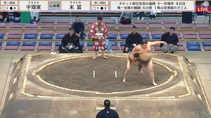 60キロ“最軽量”力士が驚きの動き