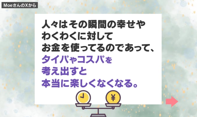 “タイパ・コスパ”の価値
