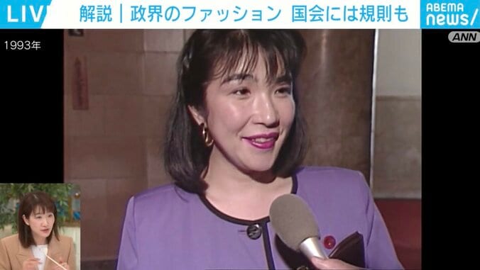 高市氏（1993年当時）