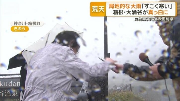 三脚も倒れる