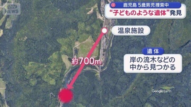 【詳しく】温泉施設から行方不明となった５歳男児の捜索　700m下流に“遺体” 身元の特定急ぐ　鹿児島・霧島市　浴室から川まで“複数の段差”…何が