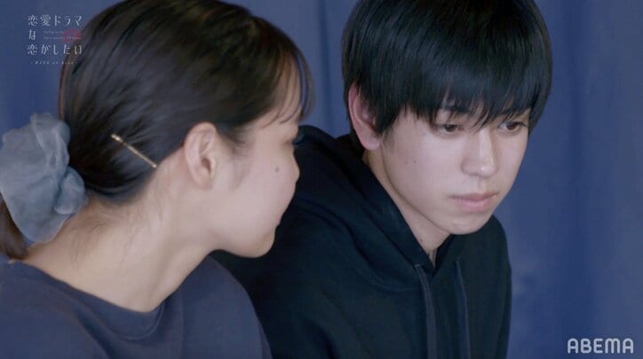 キスをして微笑み合う…感情ダダ漏れ！？わく＆ののかのラブラブなキスシーン稽古『ドラ恋～KISS or kiss～』act.4 1枚目