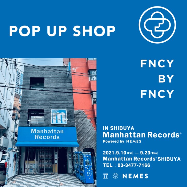 ZEN-LA-ROCK / G.RINA / 鎮座DOPENESSによるユニットFNCY、2ndアルバム『FNCY BY FNCY』本日発売！ FNCYポップアップショップがManhattan Records®️ SHIBUYA STOREにて9月10日(金)よりスタート!！