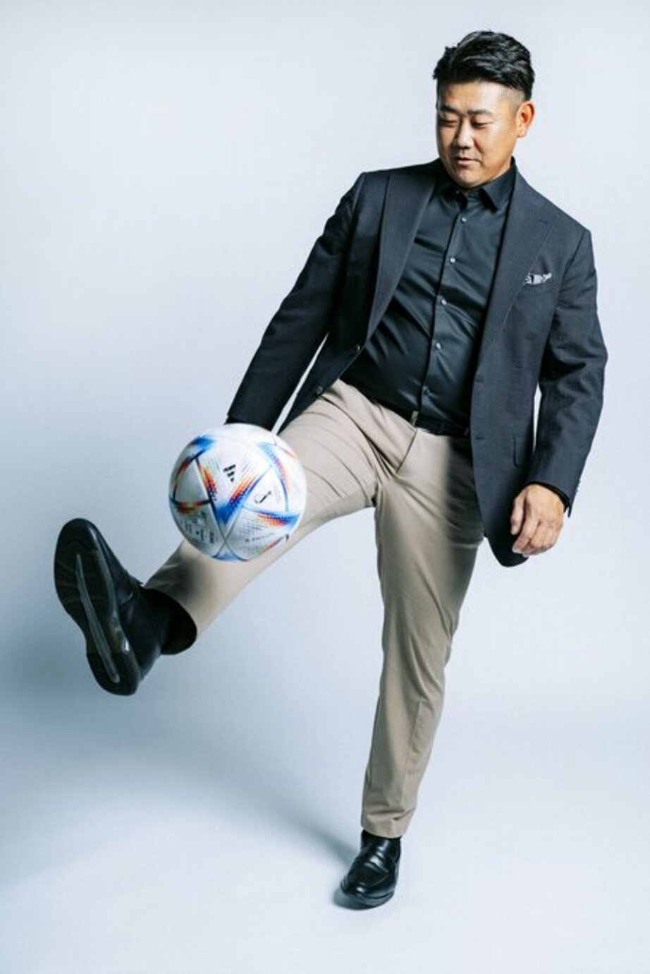 サッカーでも野球でも、松坂さんは子供心に日本代表に対して強い憧れを持っていた ©Kiichi Matsumoto