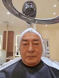 高橋英樹『美容室の自撮りなり(笑)』