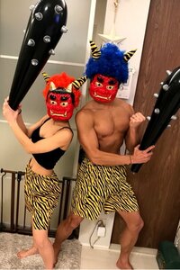 杉浦太陽『節分…夫婦鬼の準備www』