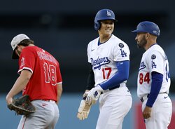 大谷翔平、185キロ弾丸確信アーチで今季初の3戦連発 メジャー単独トップ浮上 ドジャースは5併殺の拙攻が響き連勝ストップ