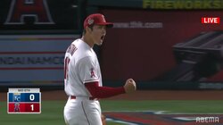 カモン！しゃらあ！投手・大谷翔平の気迫の雄叫びに痺れる視聴者続出「吠え谷さんキター！」「かっこよすぎるんよ」