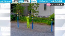 鉄棒で4歳児とは思えない驚異の連続技 独特なファッションで披露する姿に「すギョくない!? 可愛いさかなクン」の声