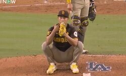 出禁にしろよ！ ダルビッシュ、迷惑客の暴挙で“巻き添え被害”　試合中断で最悪の事態…「酷すぎる」「ダルさん崩れないのスゴい」