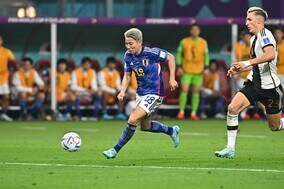 浅野拓磨が強豪ドイツ相手に勝ち越し弾！ 巧みなトラップから絶妙コースに突き刺す！【W杯】