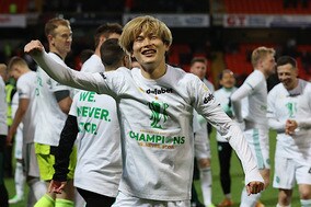 リーグ戦10得点で優勝に貢献…FW古橋亨梧が胸中を明かす「とてもうれしい！」