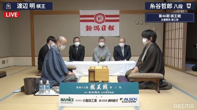 タイトルに王手をかけるのは渡辺明棋王か、糸谷哲郎八段か 第3局開始／将棋・棋王戦五番勝負 1枚目