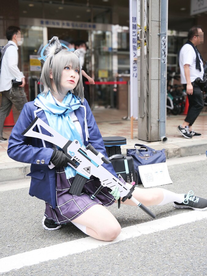 [Photos/Images] A Voice Actor and Cosplayer! Full Equipment for Sunaookami Shiroko from 
