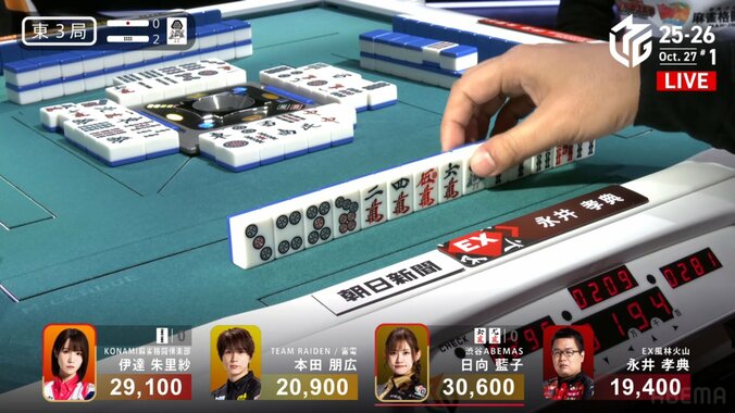 超強気のドラ切り！永井孝典の“猛将プッシュ”な瞬間