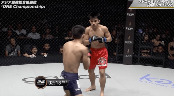 【ONE】内藤のび太、まるでジャイアンとの決闘スタイル   粘り強い執拗なタックルで勝利 7枚目