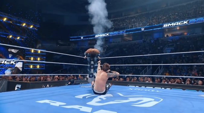 「何今のw」“呪いのポーズ”で股間からファイヤー