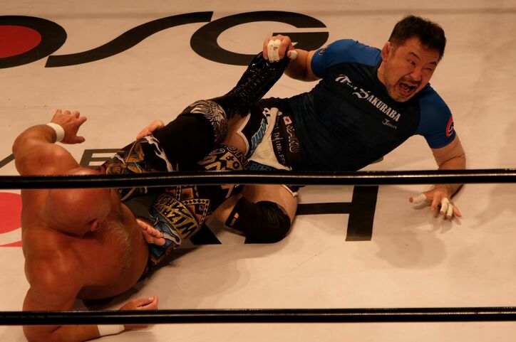 ノア無観客試合で「武藤vs桜庭」が実現 今後の参戦に武藤「俺のギャラ高いからな(笑)」と含み